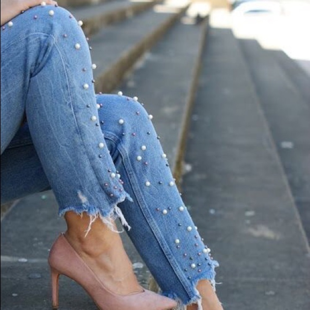 Pearls Jeans